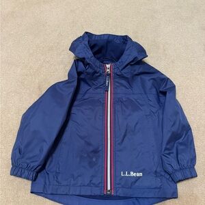 L.L. Bean Navy Windbreaker